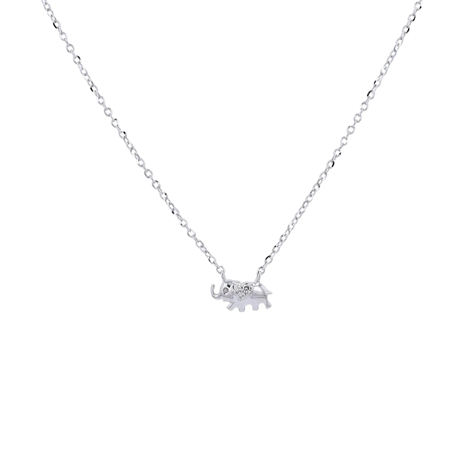 10K Diamond Elephant Pendant<p><strong>More Colors Available</p></strong>