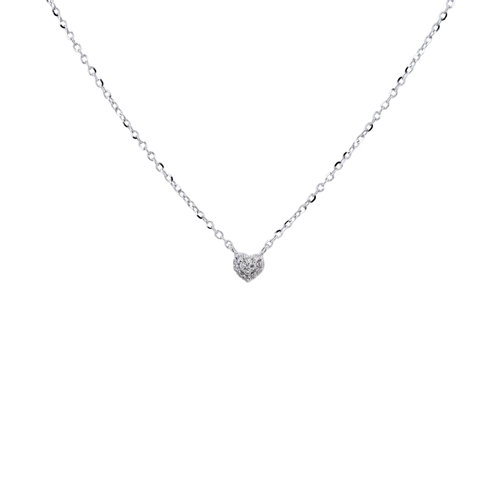 10K Diamond Heart Necklace<p><strong>More Colors Available</p></strong>