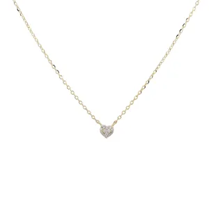 10K Diamond Heart Necklace<p><strong>More Colors Available</p></strong>