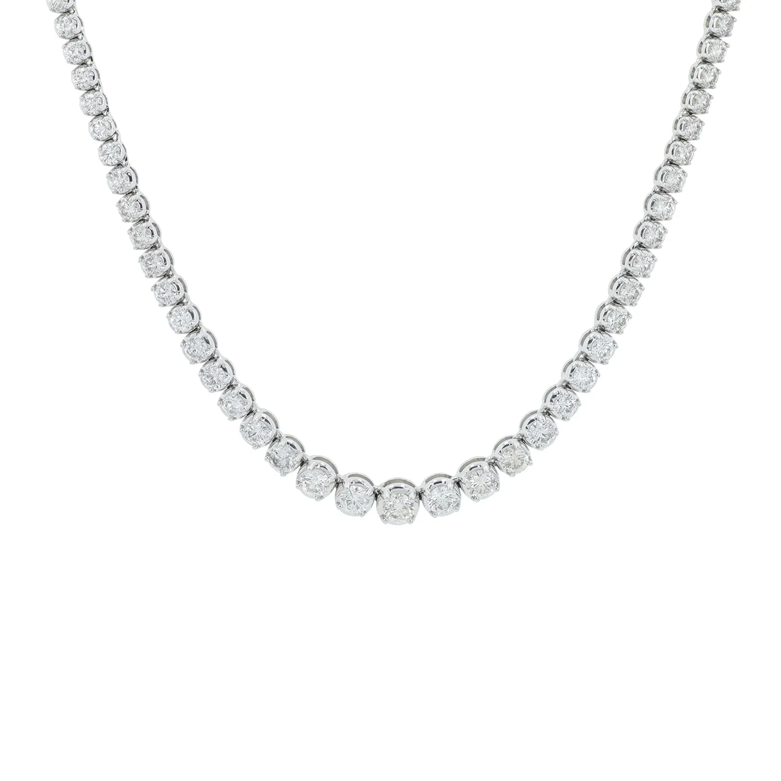 14K 10 CTW Diamond Necklace<p><strong>More Colors Available</p></strong>
