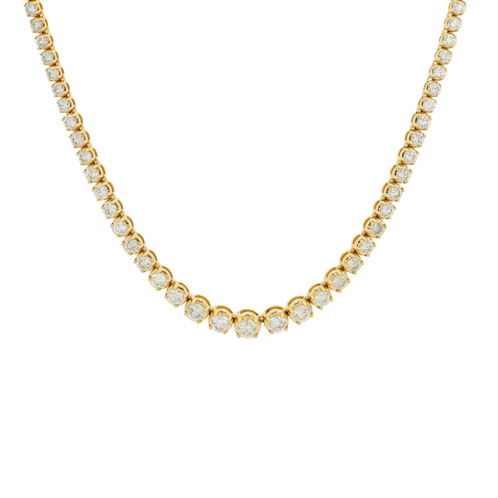 14K 10 CTW Diamond Necklace<p><strong>More Colors Available</p></strong>