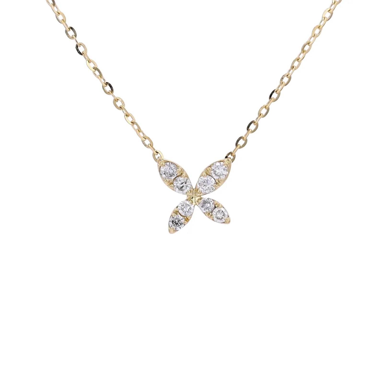 14K Diamond Necklace<p><strong>More Colors Available</p></strong>