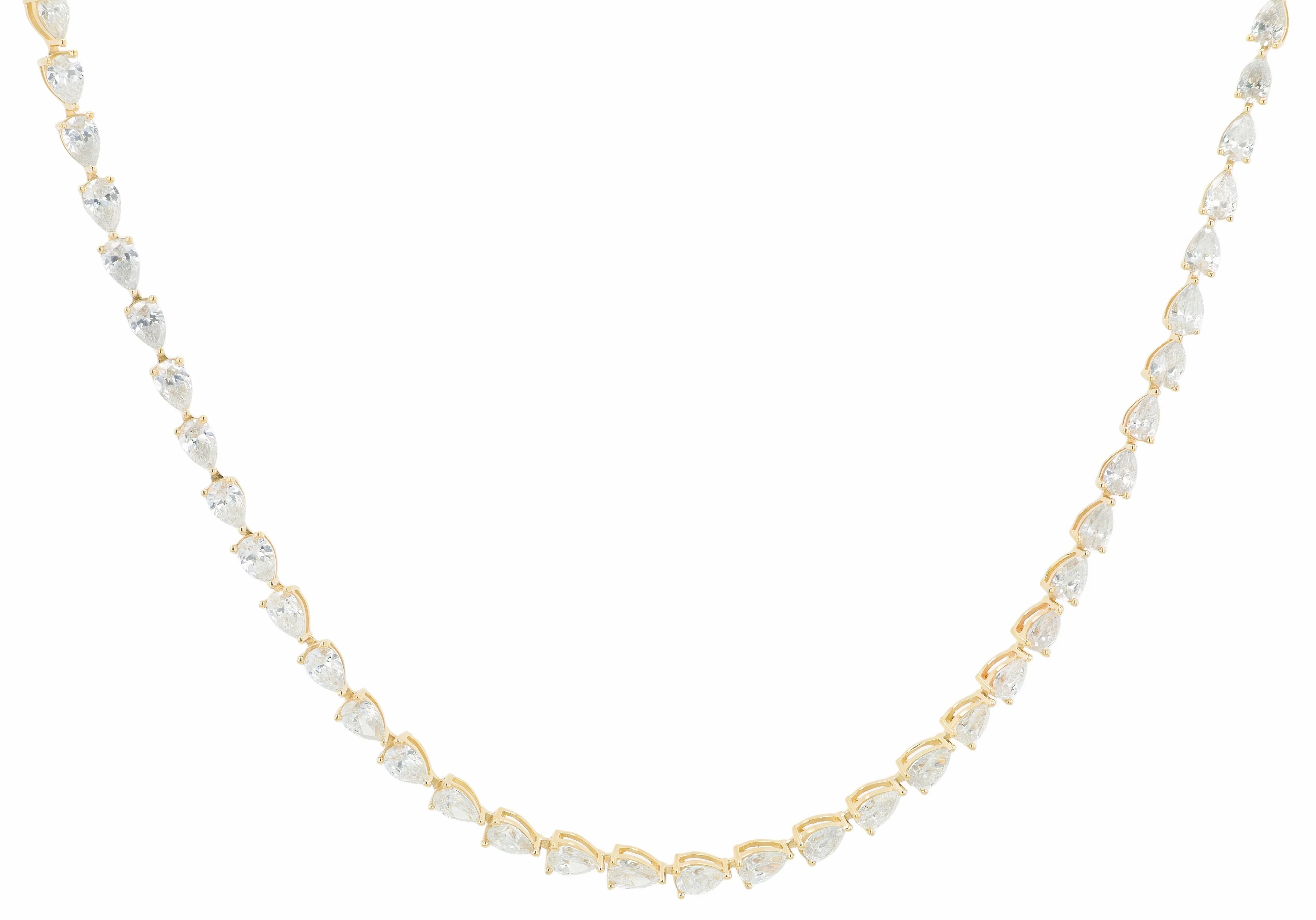 14K Gold 12 CT Lab Grown Diamond Necklace<p><strong>Lab Grown Diamond</p></strong><p><strong>More Colors Available</p></strong>