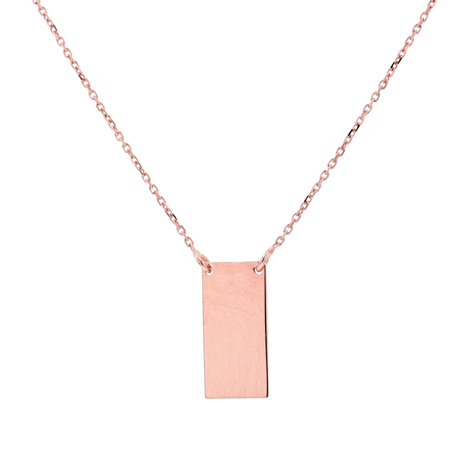 14K Rectangle Necklace<p><strong>More Colors Available</p></strong>