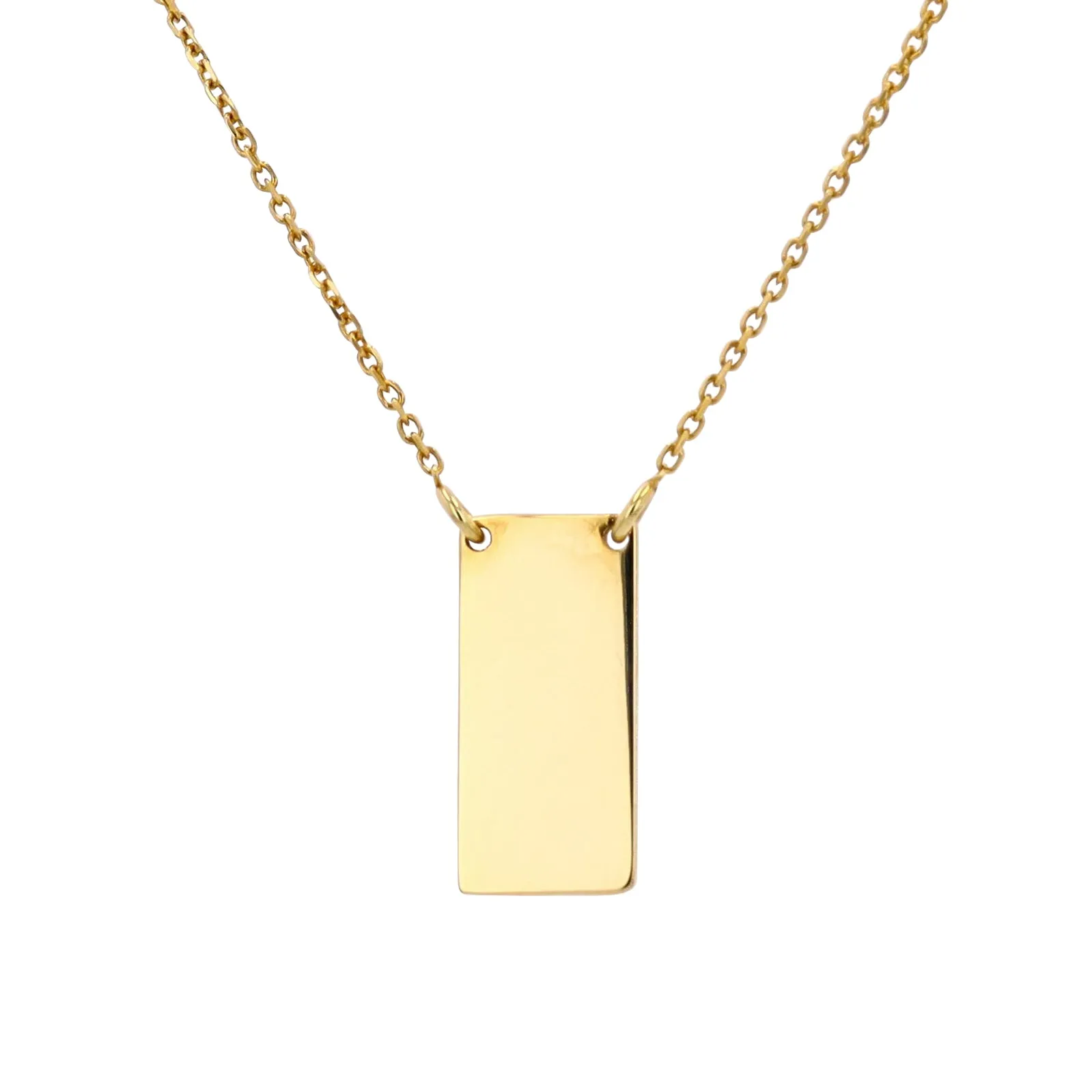 14K Rectangle Necklace<p><strong>More Colors Available</p></strong>