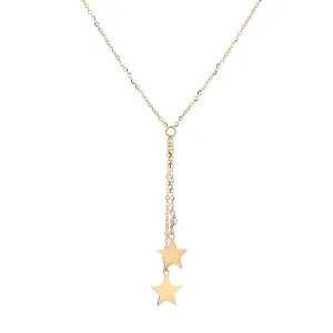 14K TT Star Lariat Necklace<p><strong>$109</p></strong>