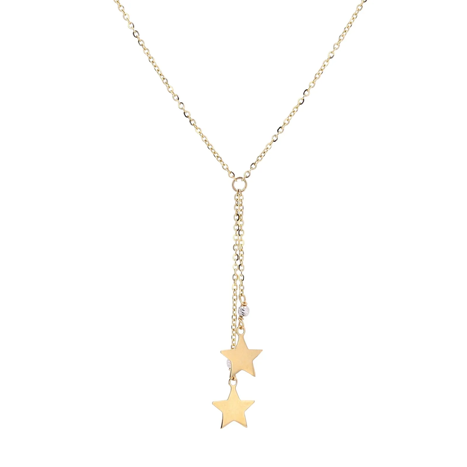 14K TT Star Lariat Necklace<p><strong>$109</p></strong>