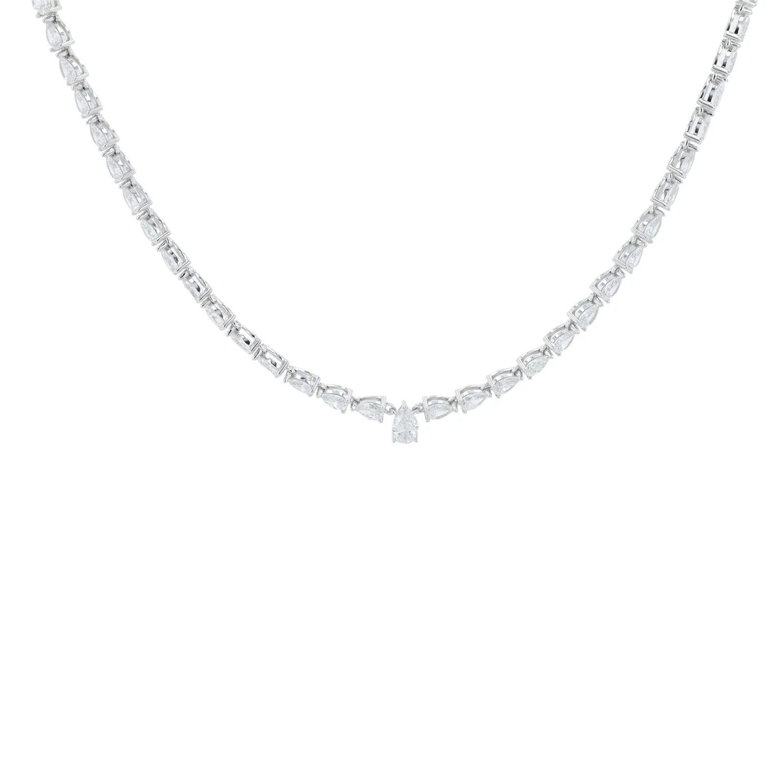 14K WG 14 CT Lab Grown Diamond Necklace<p><strong>Lab Grown Diamond</p></strong>