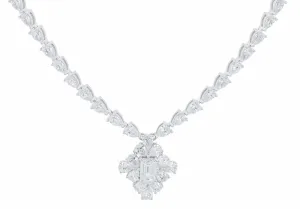 14K WG 7 CT Lab Grown Diamond Necklaces<p><strong>Lab Grown Diamond</p></strong>