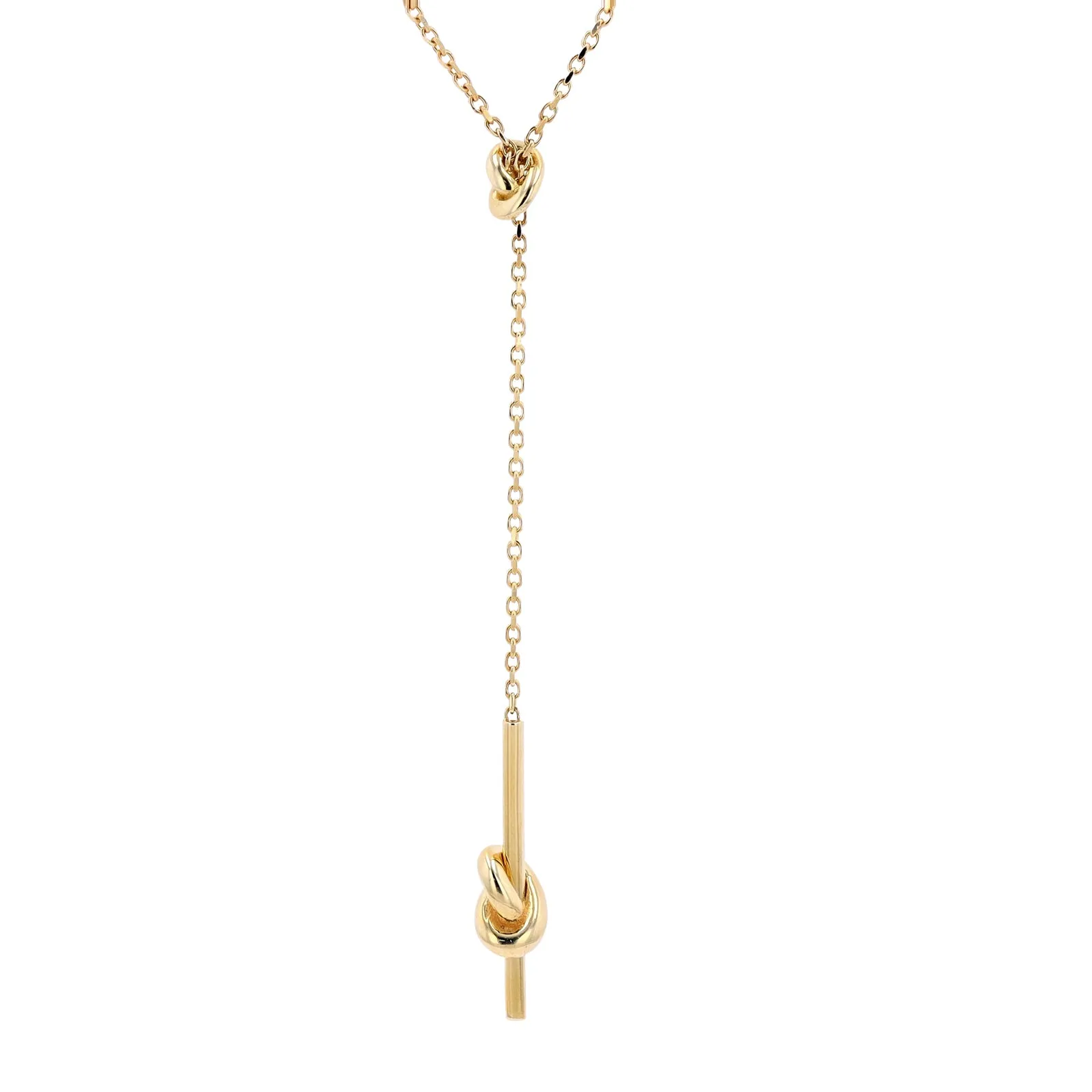 14K YG Love Knot Lariat Necklace<p><strong>$179</p></strong>