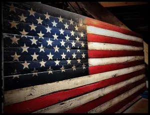 36" American Flag Sign
