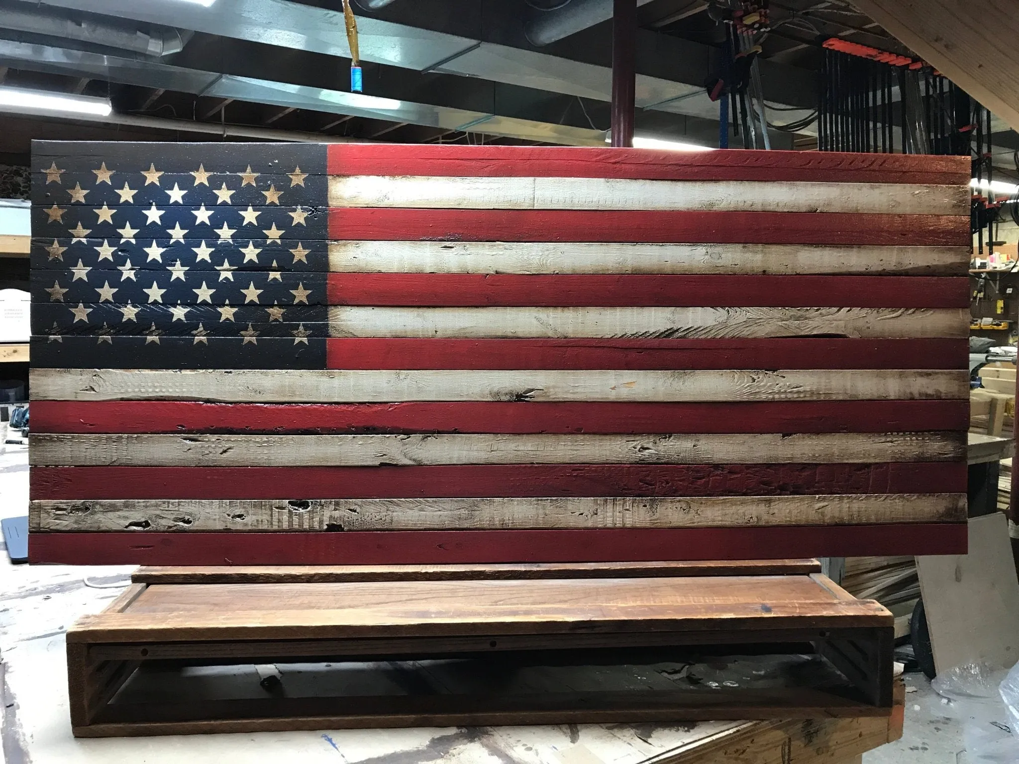 36" American Flag Sign