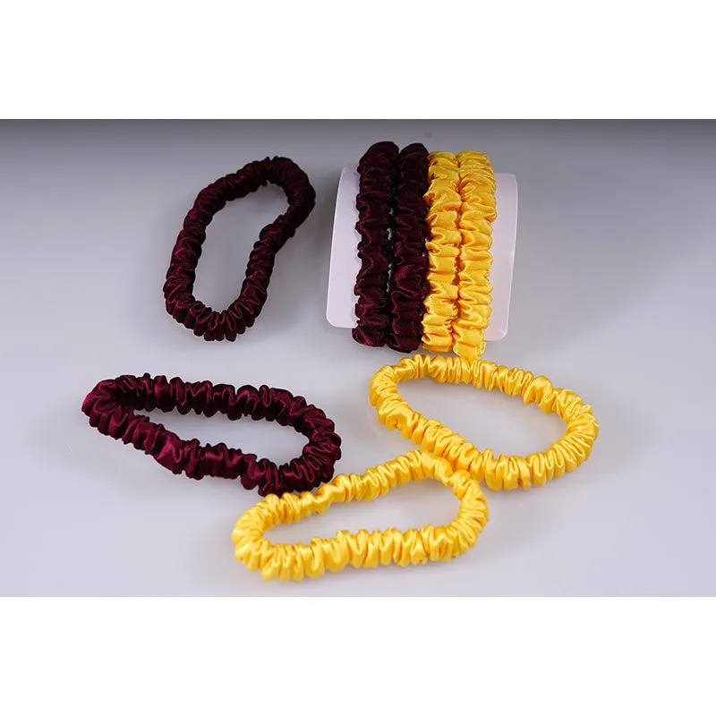 4 Pack Mini Silk Scrunchies - Youth - dropshipping