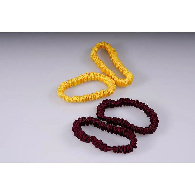 4 Pack Mini Silk Scrunchies - Youth - dropshipping