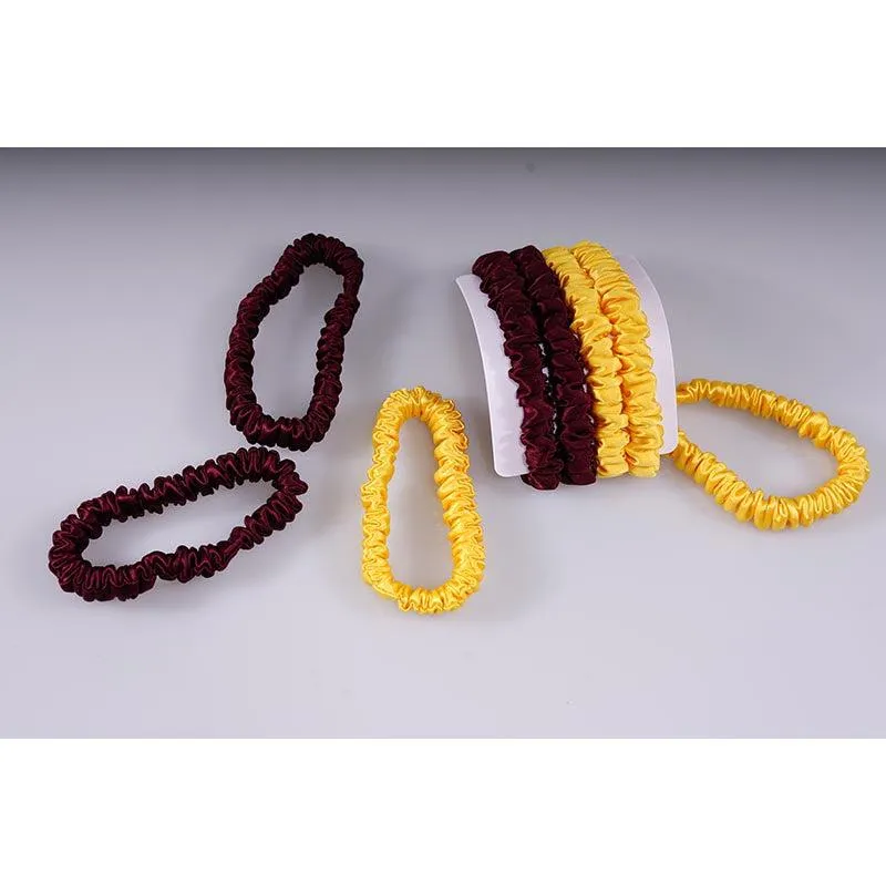 4 Pack Mini Silk Scrunchies - Youth - dropshipping