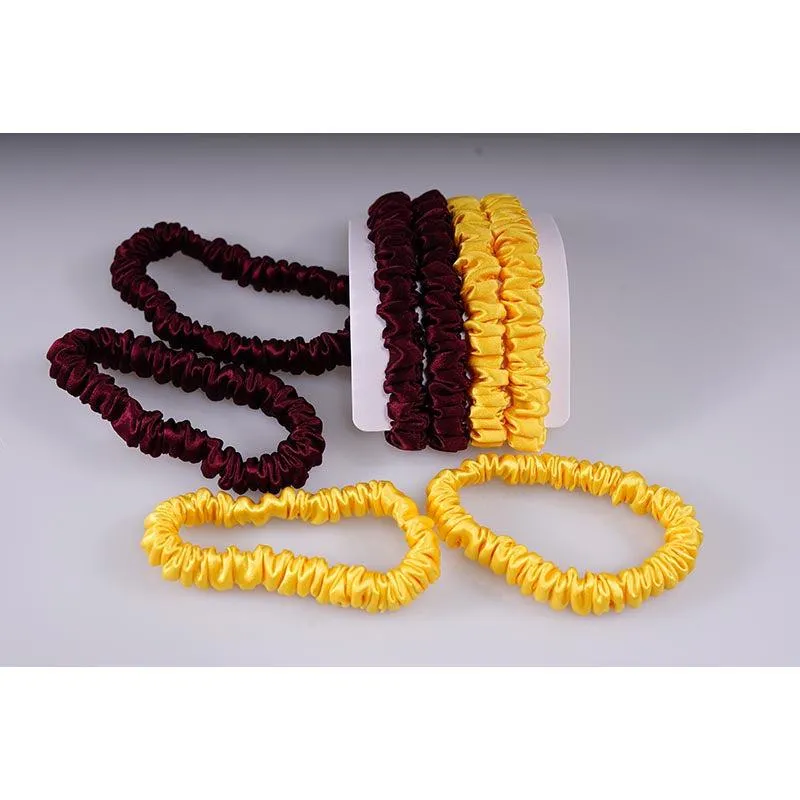 4 Pack Mini Silk Scrunchies - Youth - dropshipping