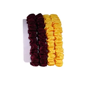 4 Pack Mini Silk Scrunchies - Youth - dropshipping