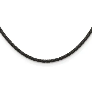 4mm Genuine Leather Weave 20in Necklace