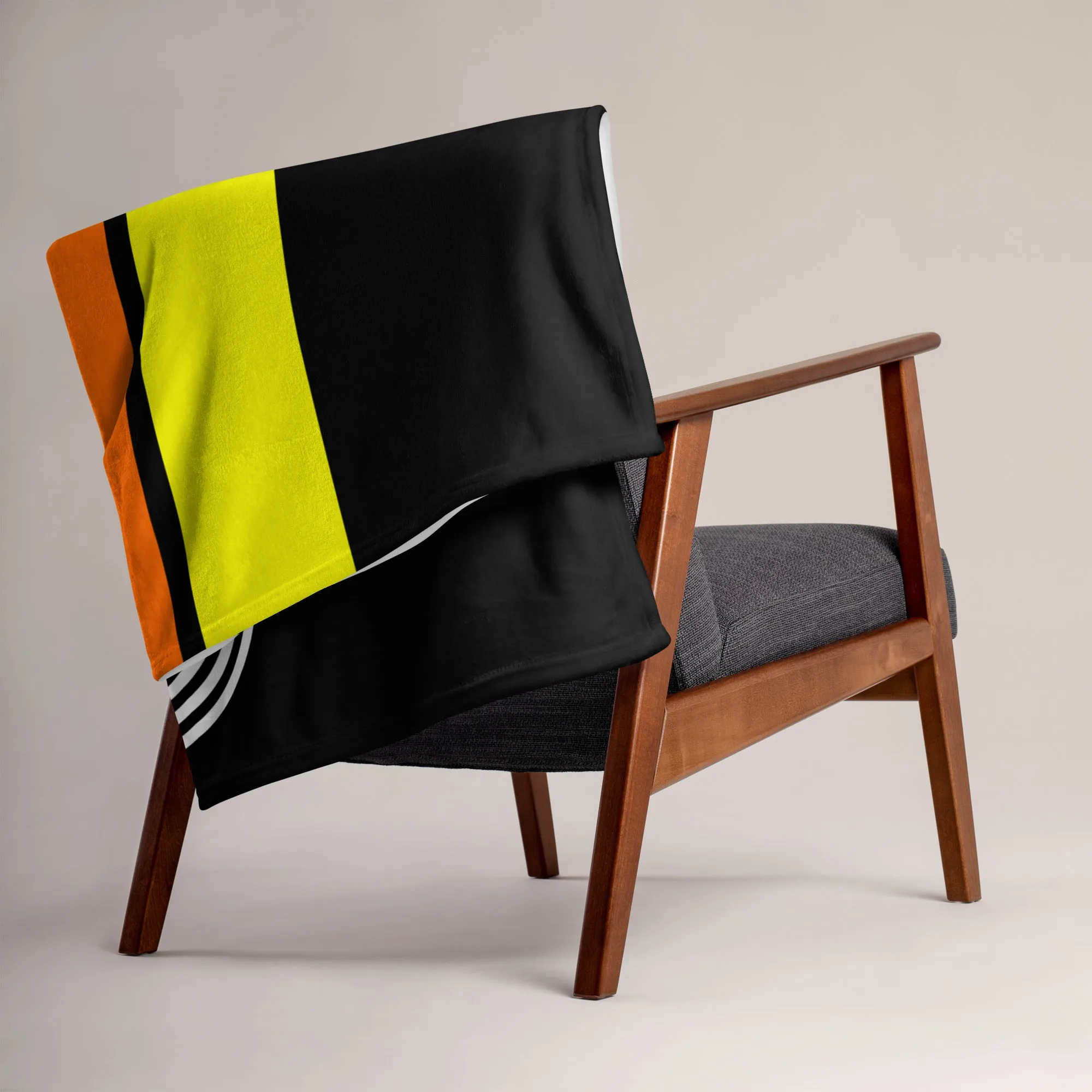 89 - Retro 1989 Tri-Line 50″×60″ Throw Blanket