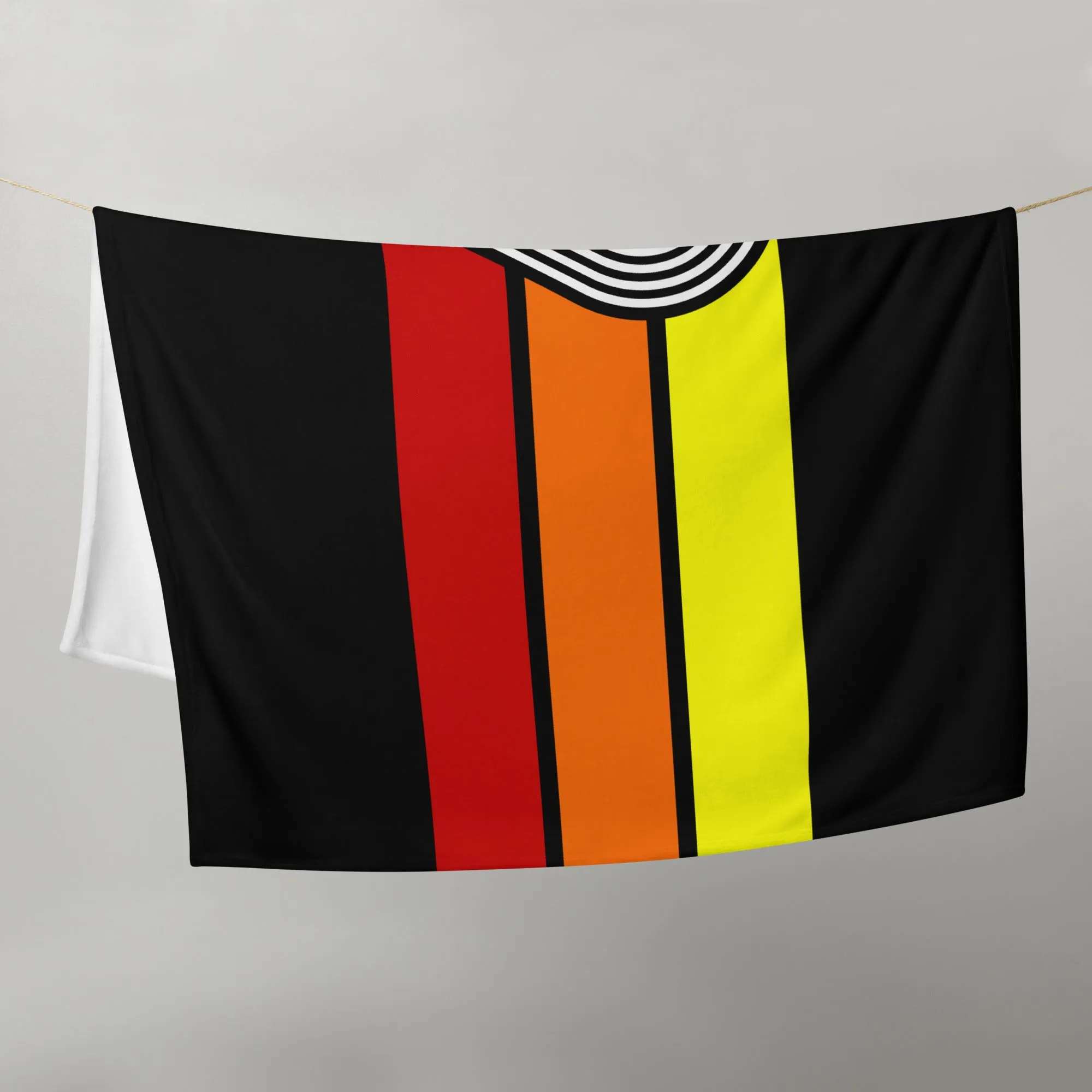 89 - Retro 1989 Tri-Line 50″×60″ Throw Blanket