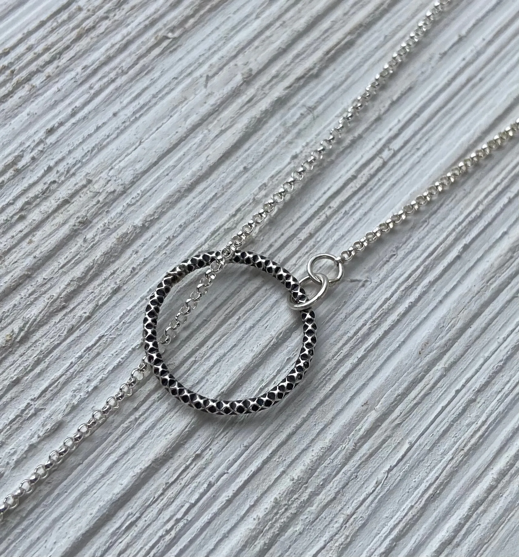 Abalone Lariat Necklace