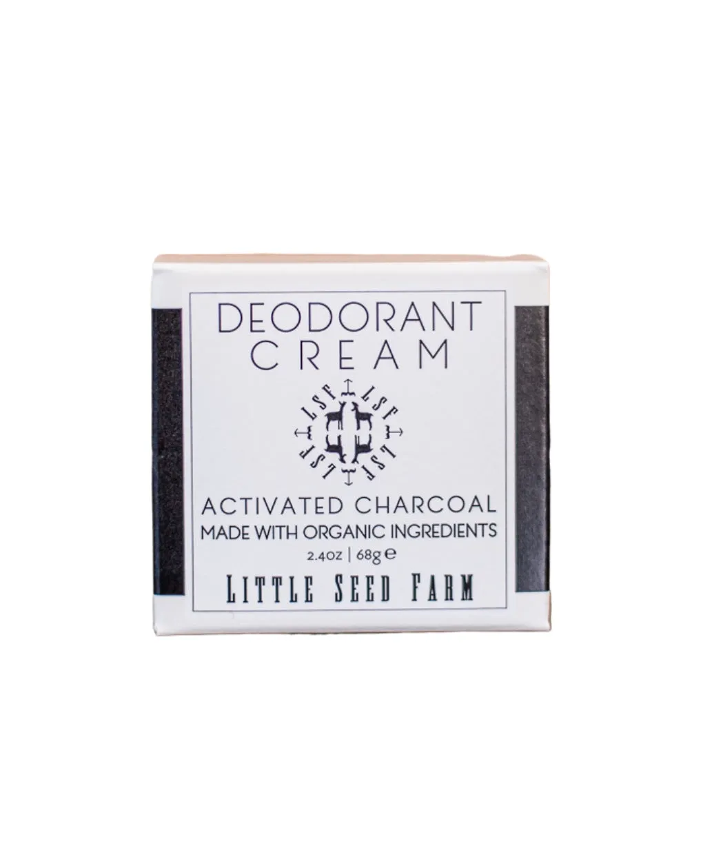 Activated Charcoal Deodorant Cream