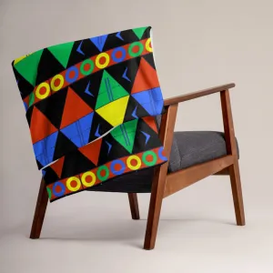 African Tribal Print Throw Blanket - South Africa