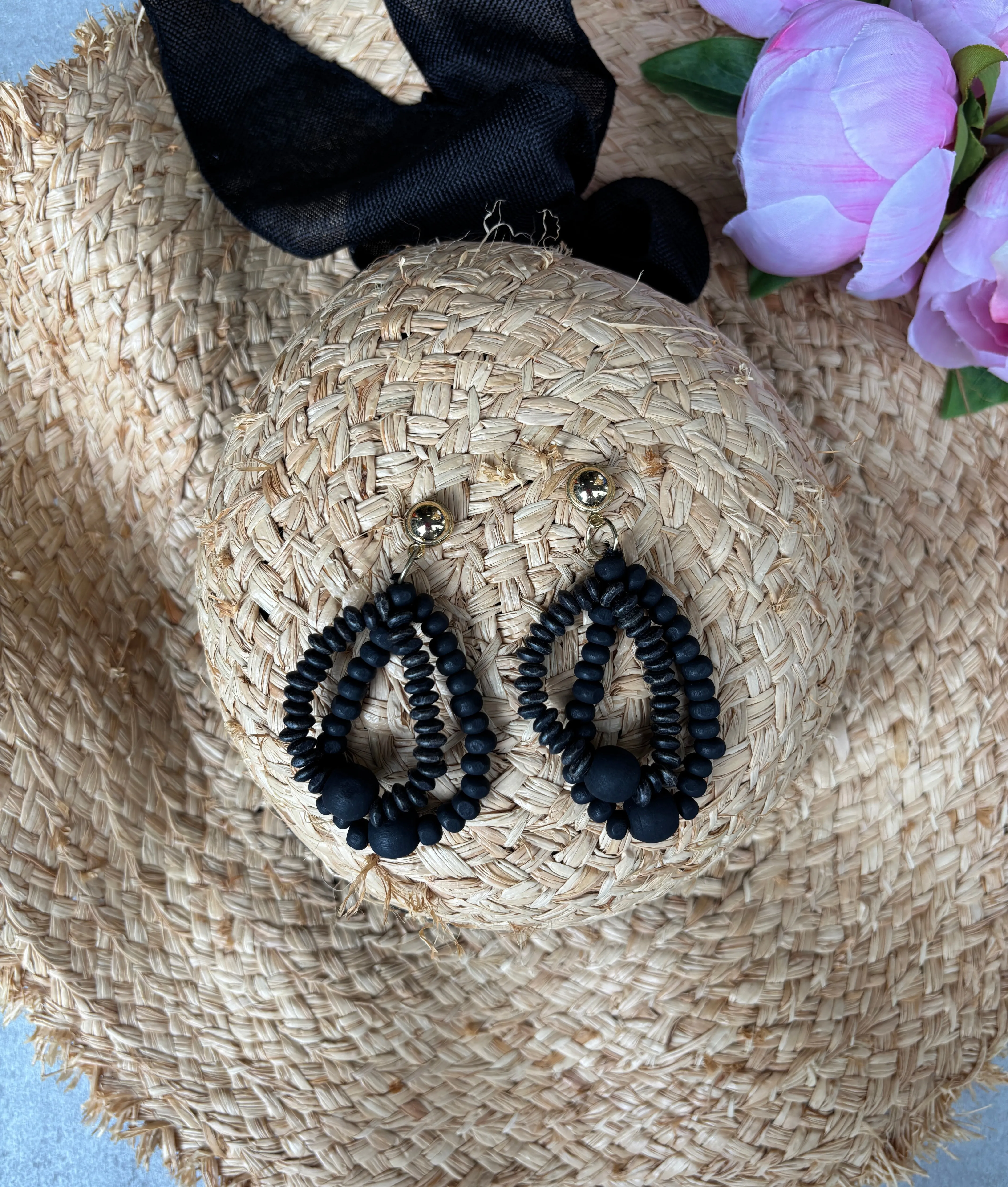 Aila Earrings in Onyx