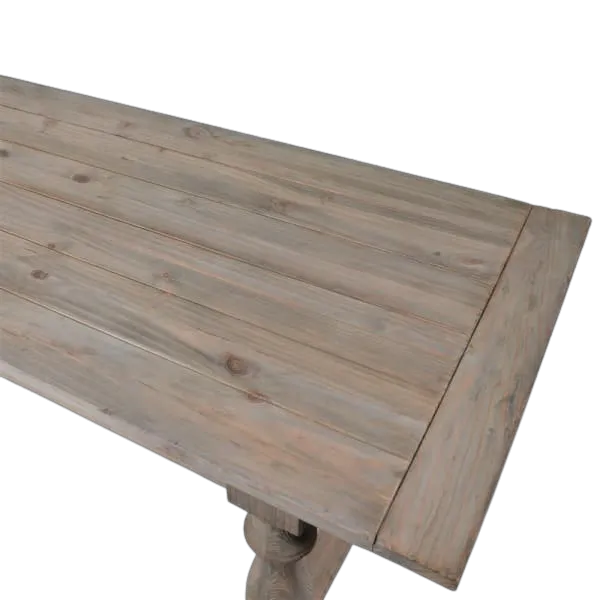 Aldercy Rustic Wooden Dining Table