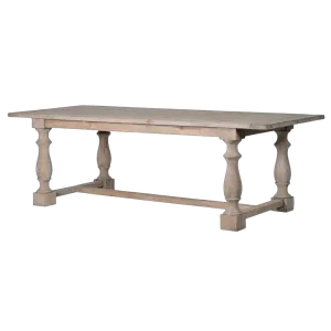 Aldercy Rustic Wooden Dining Table