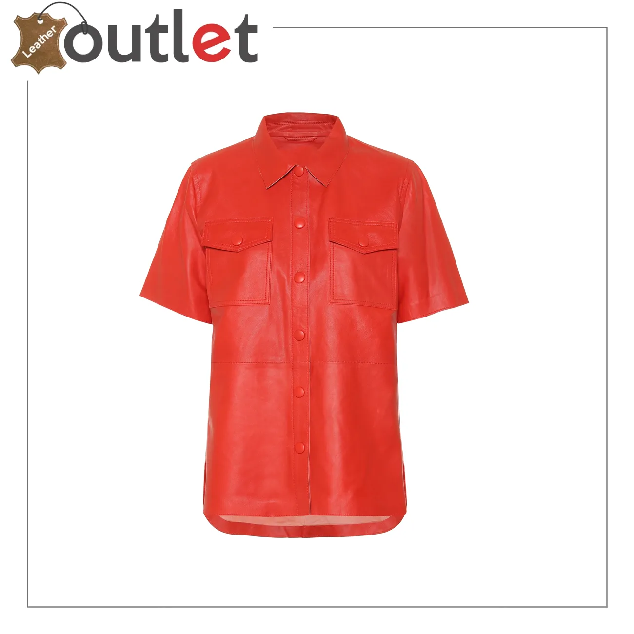 Aleida leather shirt