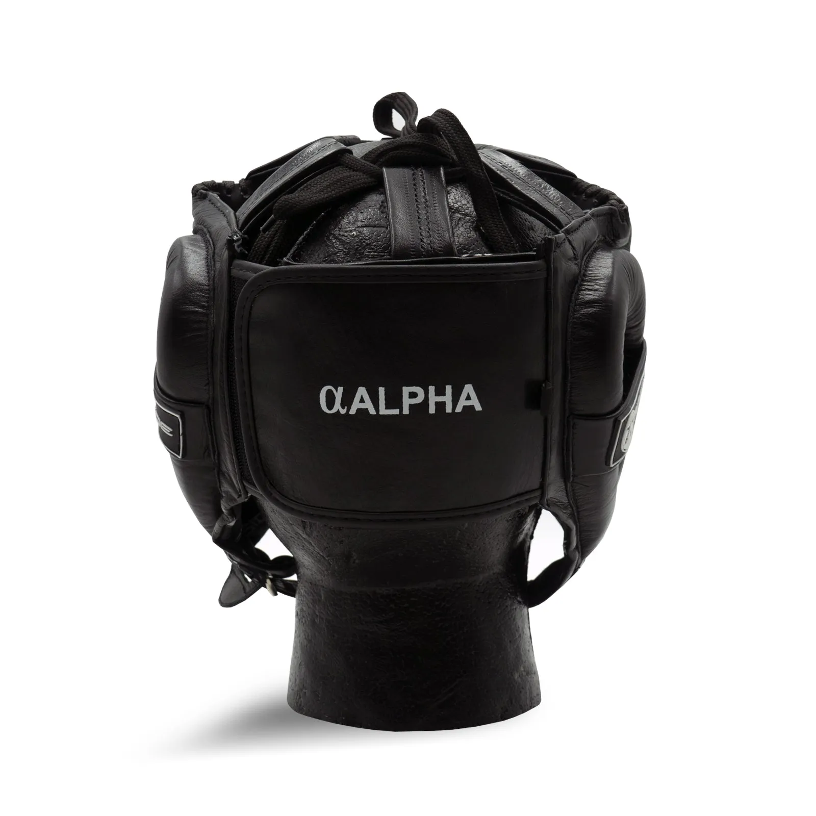 Alpha Elite Sparring Head Guard Black / White
