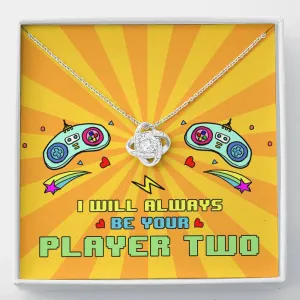 Always Be Your Player 2 Knot Necklace