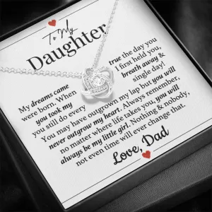 Always My Little Girl Daughter Dad Necklace