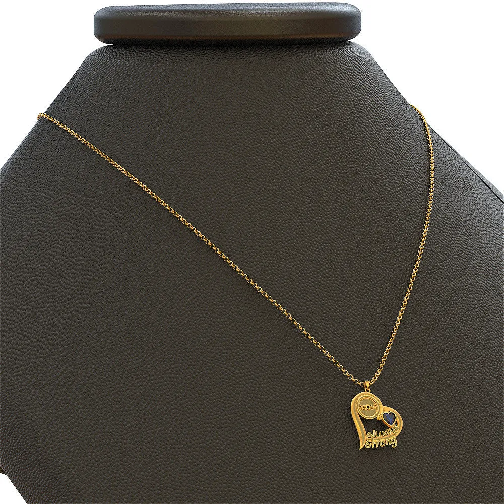 Always Strong Fitness Necklace