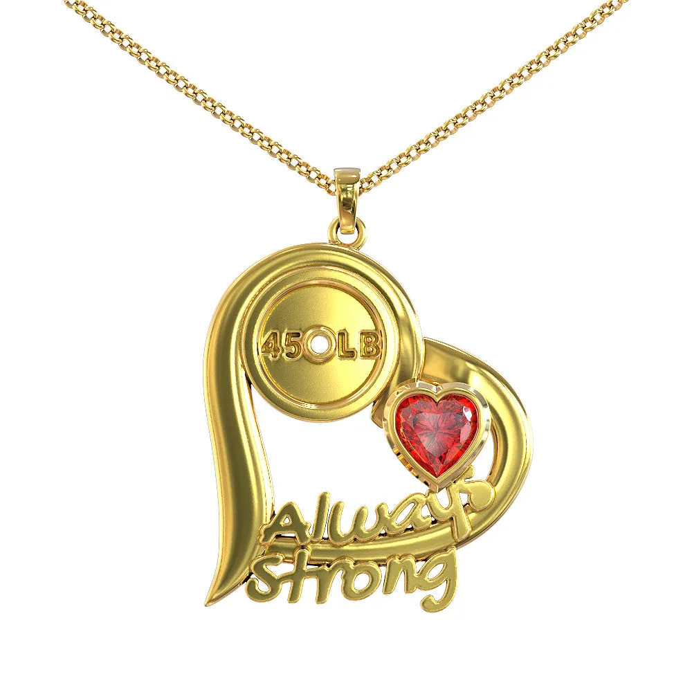 Always Strong Fitness Necklace
