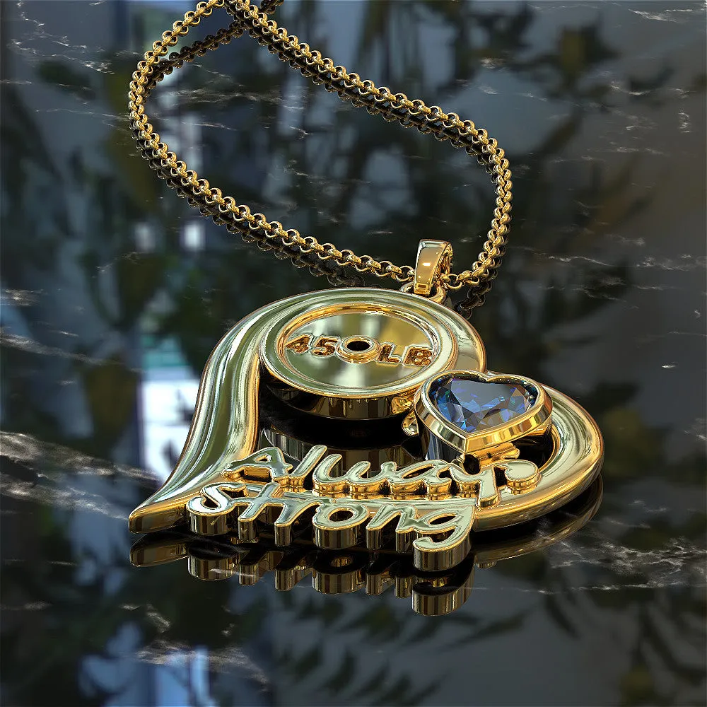 Always Strong Fitness Necklace