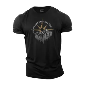 Always Take The Scenic Route Cotton T-Shirt