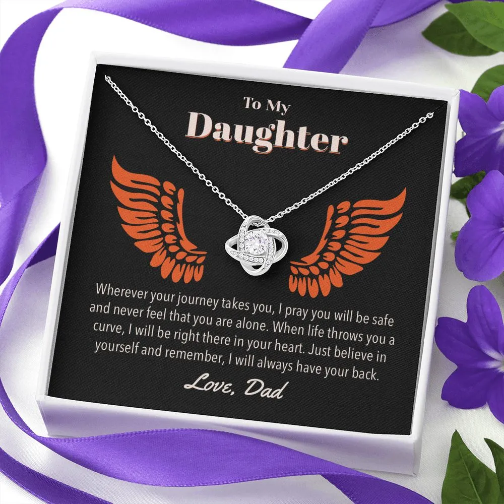 Always With You Daughter Necklace