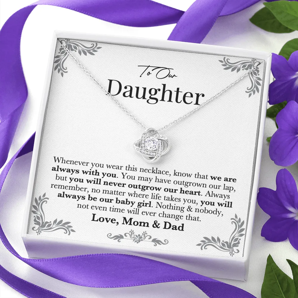 Always With You Daughter Necklace