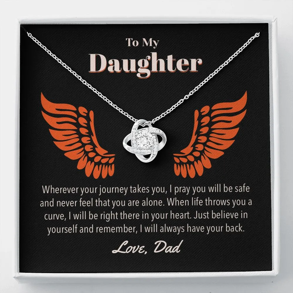 Always With You Daughter Necklace