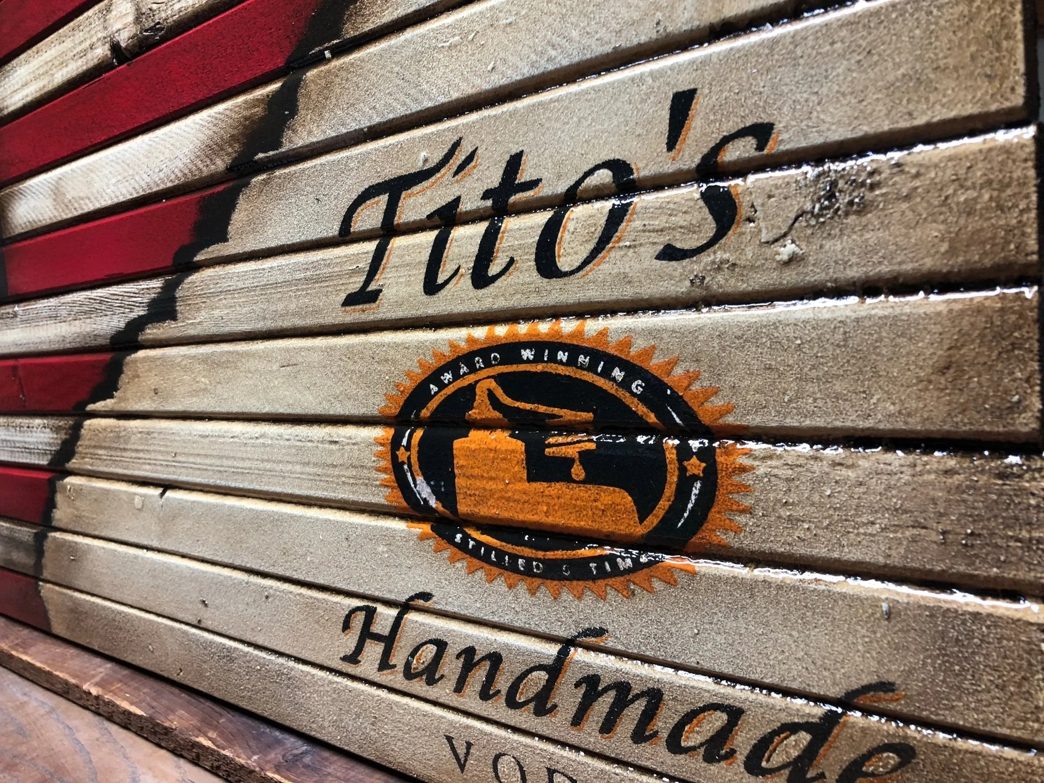 American Tito’s Vodka Flag