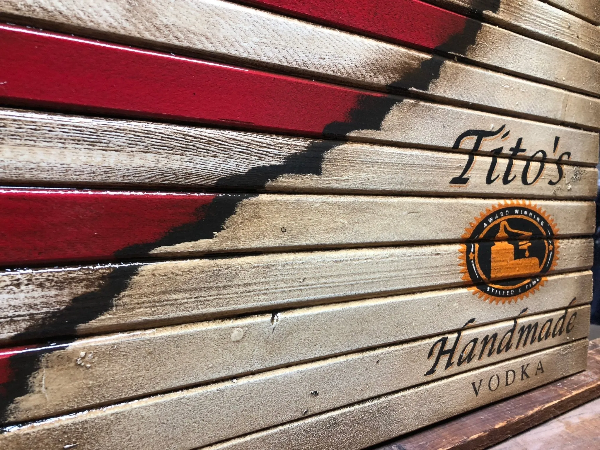American Tito’s Vodka Flag