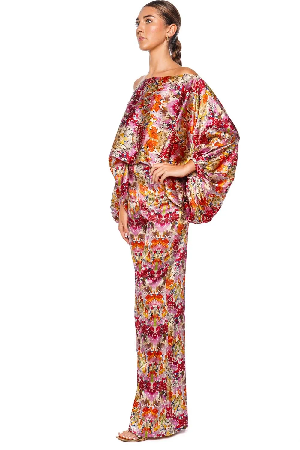 Andie Printed Stretch Silk Pant