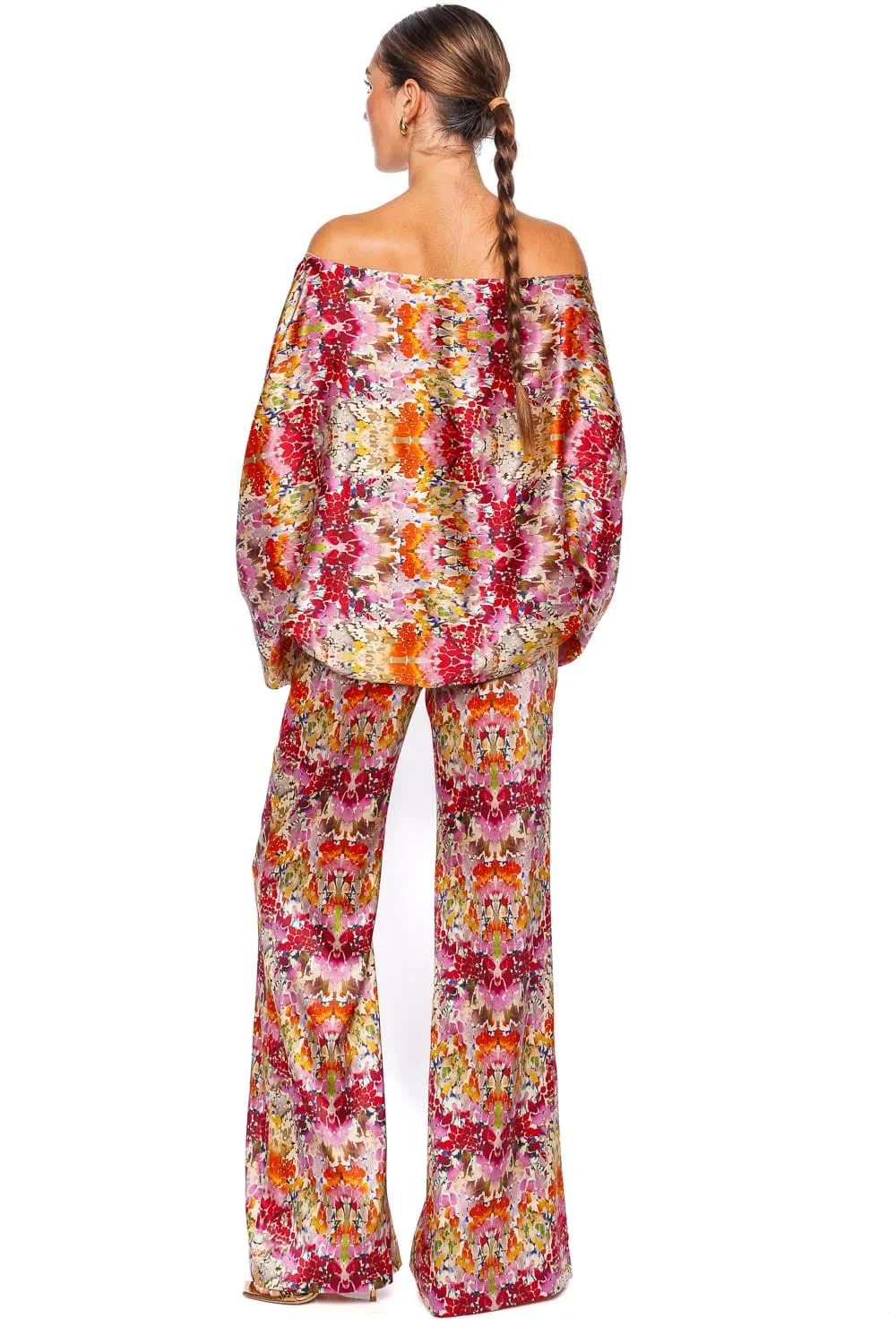 Andie Printed Stretch Silk Pant