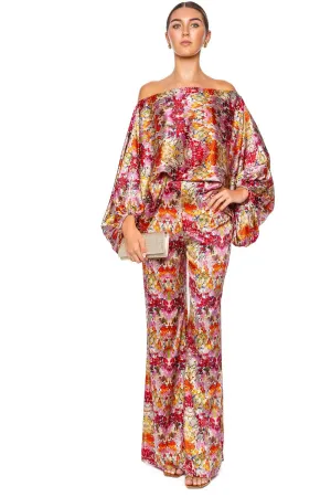 Andie Printed Stretch Silk Pant