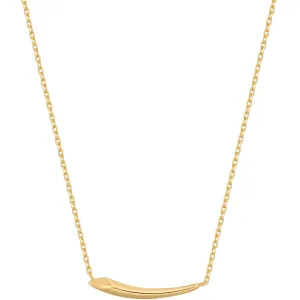 Ania Haie Tough Love Gold Arrow Bar Necklace
