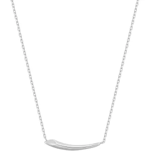 Ania Haie Tough Love Silver Arrow Bar Necklace