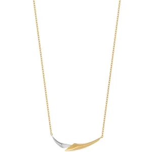 Ania Haie Tough Love Two Tone Arrow Necklace