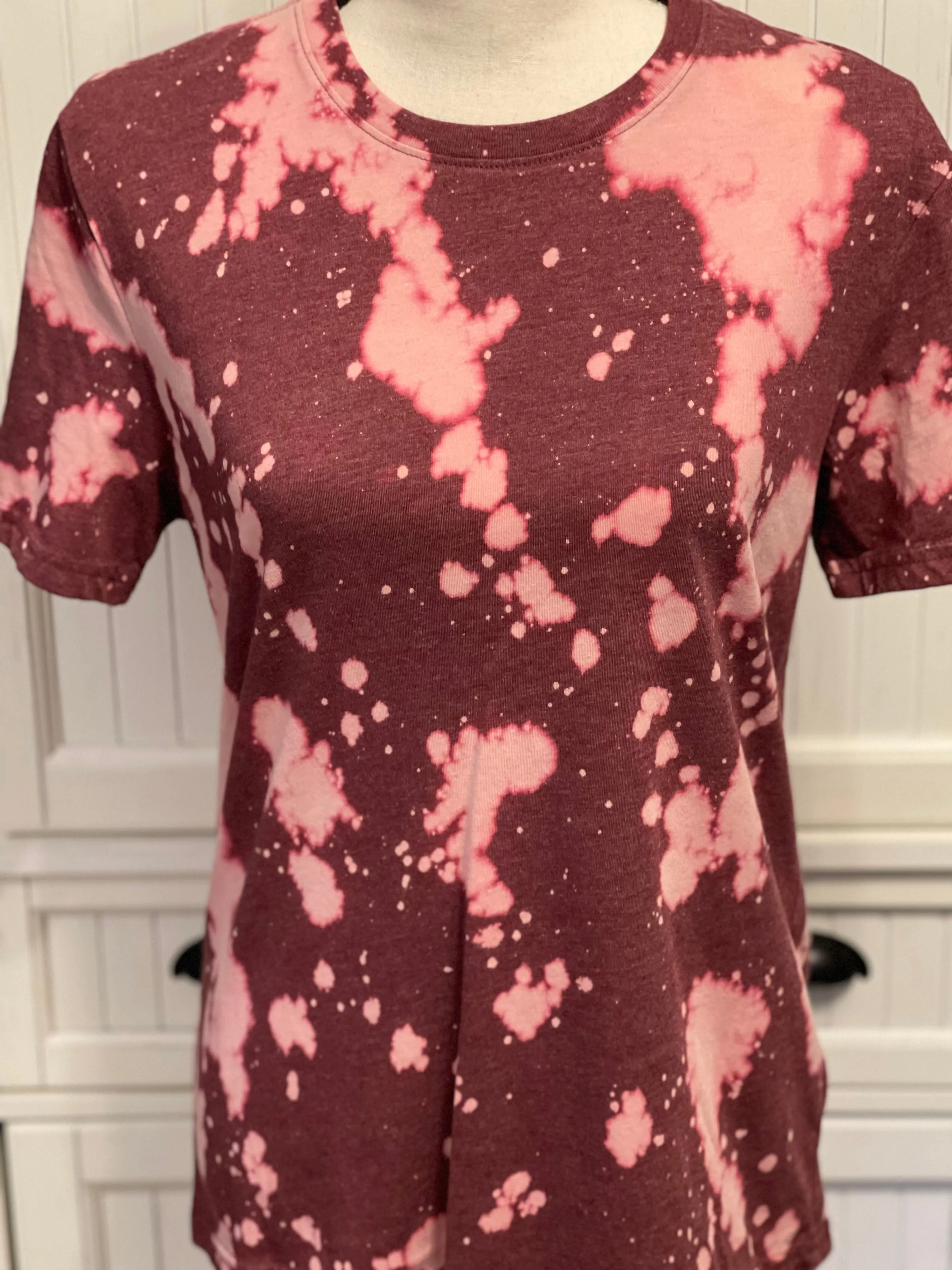 Ariel Distressed Short Sleeve Shirt ~ Unisex Size Small